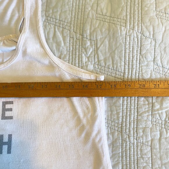 Babe With The Power! White Tank Top Large - Picture 3 of 5